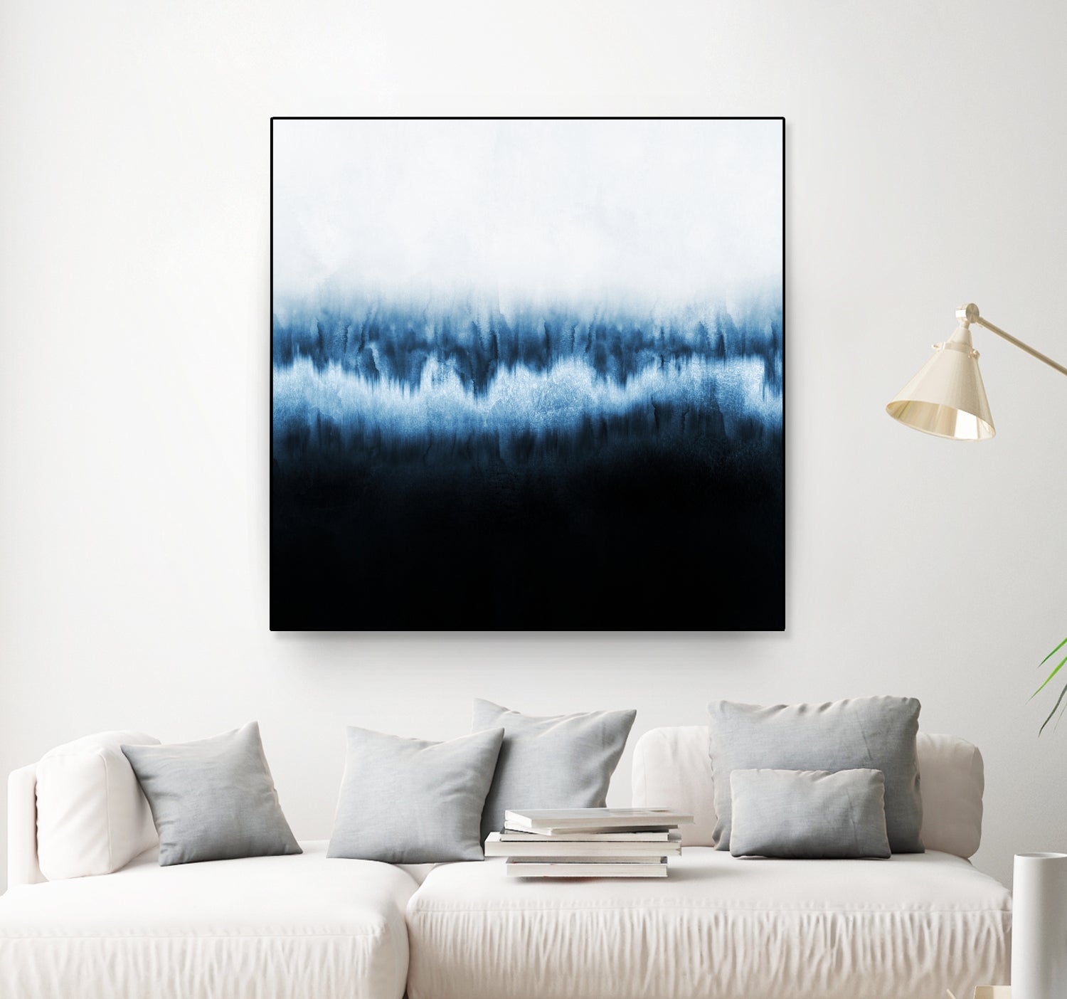 Forest Of Frost by Elisabeth Fredriksson on GIANT ART - blue digital painting