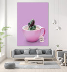 TEA-REX by Jonas Loose on GIANT ART - pink photo manipulation