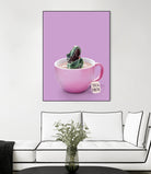 TEA-REX by Jonas Loose on GIANT ART - pink photo manipulation