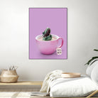 TEA-REX by Jonas Loose on GIANT ART - pink photo manipulation