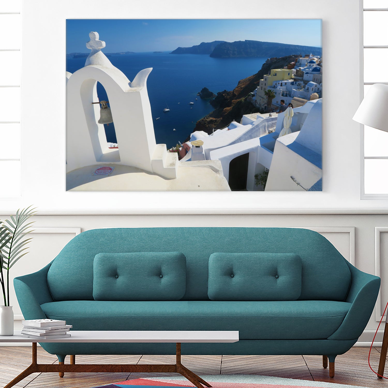 Oia Santorini v by Haris Kavalla on GIANT ART - blue photo manipulation