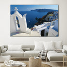 Oia Santorini v by Haris Kavalla on GIANT ART - blue photo manipulation