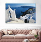 Oia Santorini v by Haris Kavalla on GIANT ART - blue photo manipulation