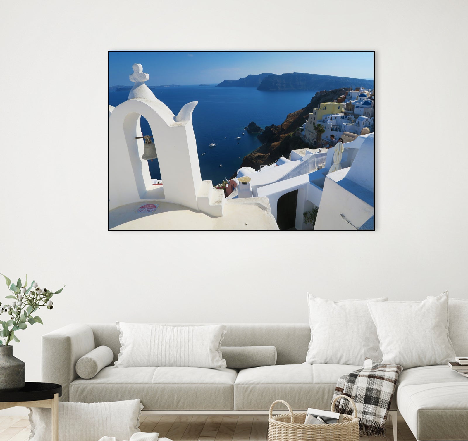 Oia Santorini v by Haris Kavalla on GIANT ART - blue photo manipulation