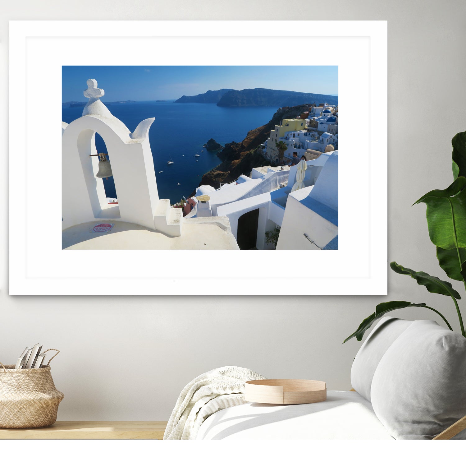 Oia Santorini v by Haris Kavalla on GIANT ART - blue photo manipulation