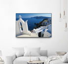 Oia Santorini v by Haris Kavalla on GIANT ART - blue photo manipulation