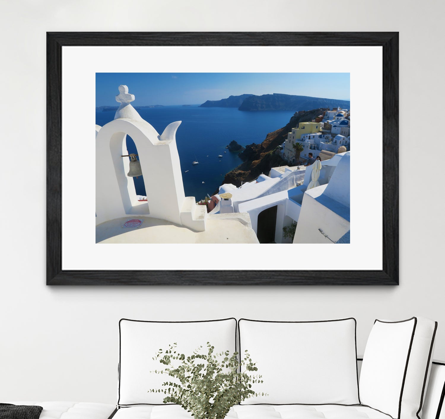 Oia Santorini v by Haris Kavalla on GIANT ART - blue photo manipulation