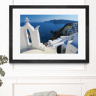 Oia Santorini v by Haris Kavalla on GIANT ART - blue photo manipulation