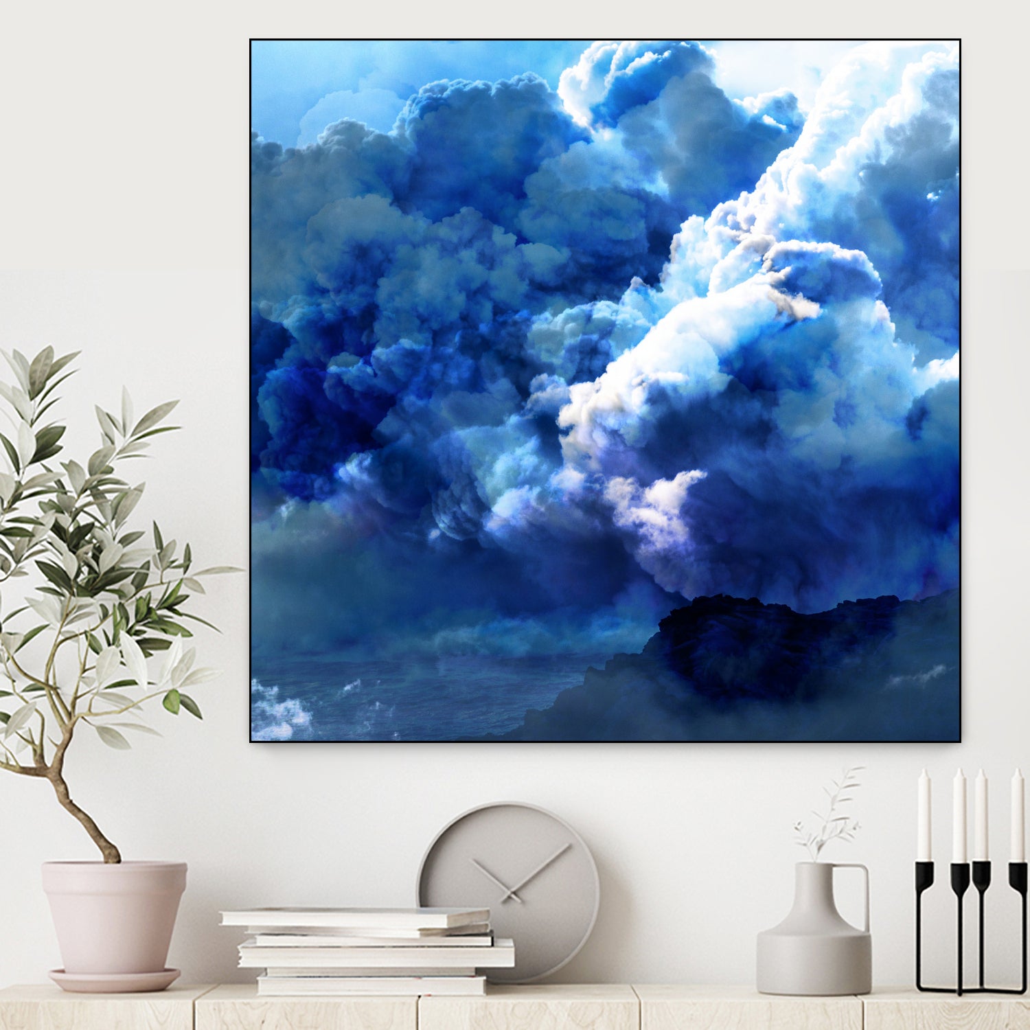 Clouds by Ash Nieman on GIANT ART - blue photo manipulation