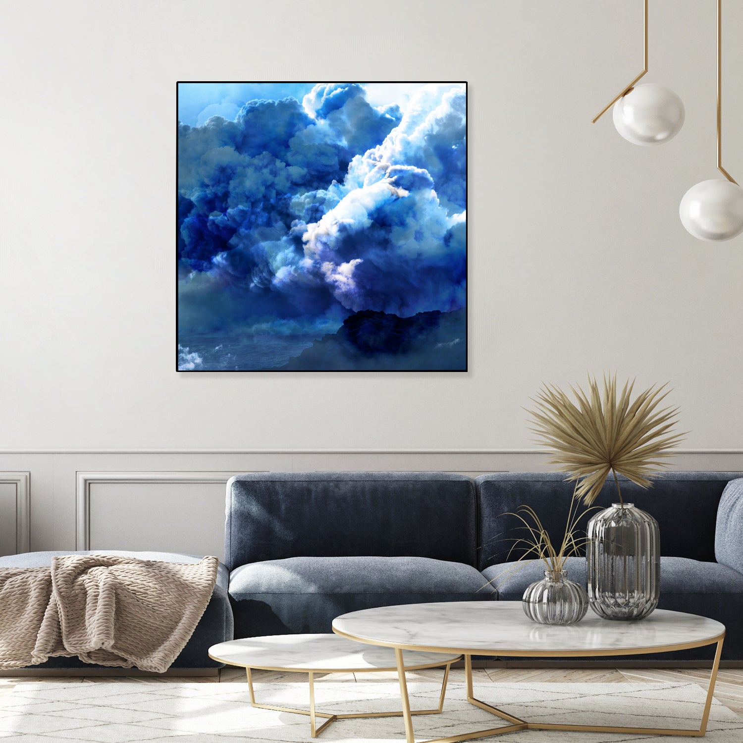 Clouds by Ash Nieman on GIANT ART - blue photo manipulation