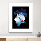 The last apple tree by Robert Farkas on GIANT ART - blue digital painting