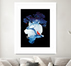 The last apple tree by Robert Farkas on GIANT ART - blue digital painting