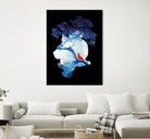 The last apple tree by Robert Farkas on GIANT ART - blue digital painting