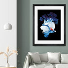 The last apple tree by Robert Farkas on GIANT ART - blue digital painting