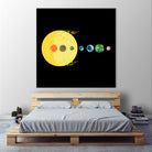 Trappist System by Alessandra Gagliano on GIANT ART - blue vector illustration