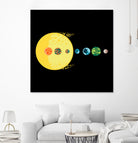 Trappist System by Alessandra Gagliano on GIANT ART - blue vector illustration