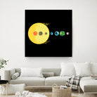 Trappist System by Alessandra Gagliano on GIANT ART - blue vector illustration