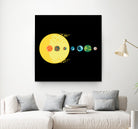 Trappist System by Alessandra Gagliano on GIANT ART - blue vector illustration