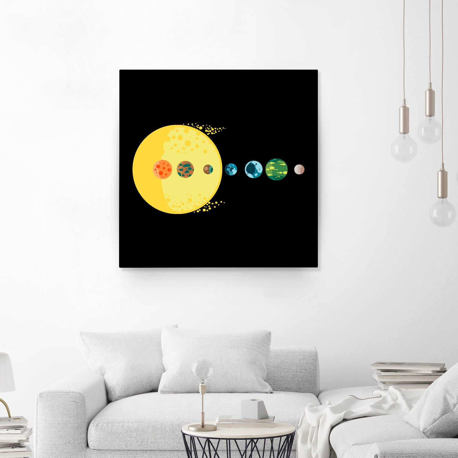 Trappist System by Alessandra Gagliano on GIANT ART - blue vector illustration