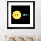 Trappist System by Alessandra Gagliano on GIANT ART - blue vector illustration