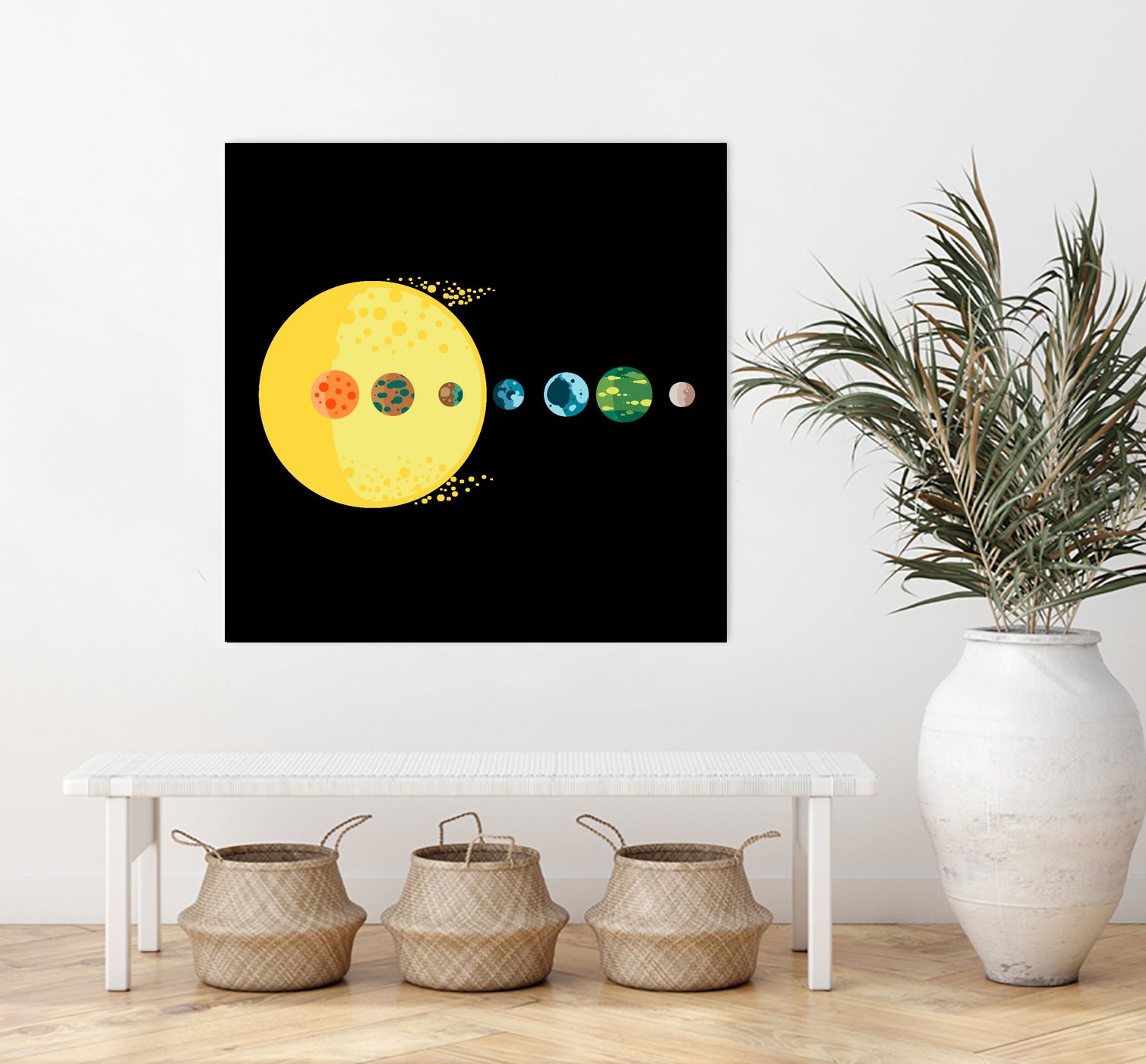 Trappist System by Alessandra Gagliano on GIANT ART - blue vector illustration