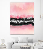 Pink Mountains by Elisabeth Fredriksson on GIANT ART - pink digital painting