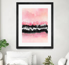 Pink Mountains by Elisabeth Fredriksson on GIANT ART - pink digital painting