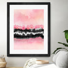 Pink Mountains by Elisabeth Fredriksson on GIANT ART - pink digital painting