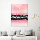 Pink Mountains by Elisabeth Fredriksson on GIANT ART - pink digital painting