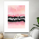 Pink Mountains by Elisabeth Fredriksson on GIANT ART - pink digital painting