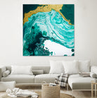 Emerald Coast by L. Renee Jones on GIANT ART - green mixed media