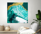 Emerald Coast by L. Renee Jones on GIANT ART - green mixed media