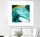 Emerald Coast by L. Renee Jones on GIANT ART - green mixed media