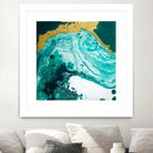 Emerald Coast by L. Renee Jones on GIANT ART - green mixed media