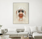 The Great White Angry Monkey by Lukáš Brežák on GIANT ART - white digital painting