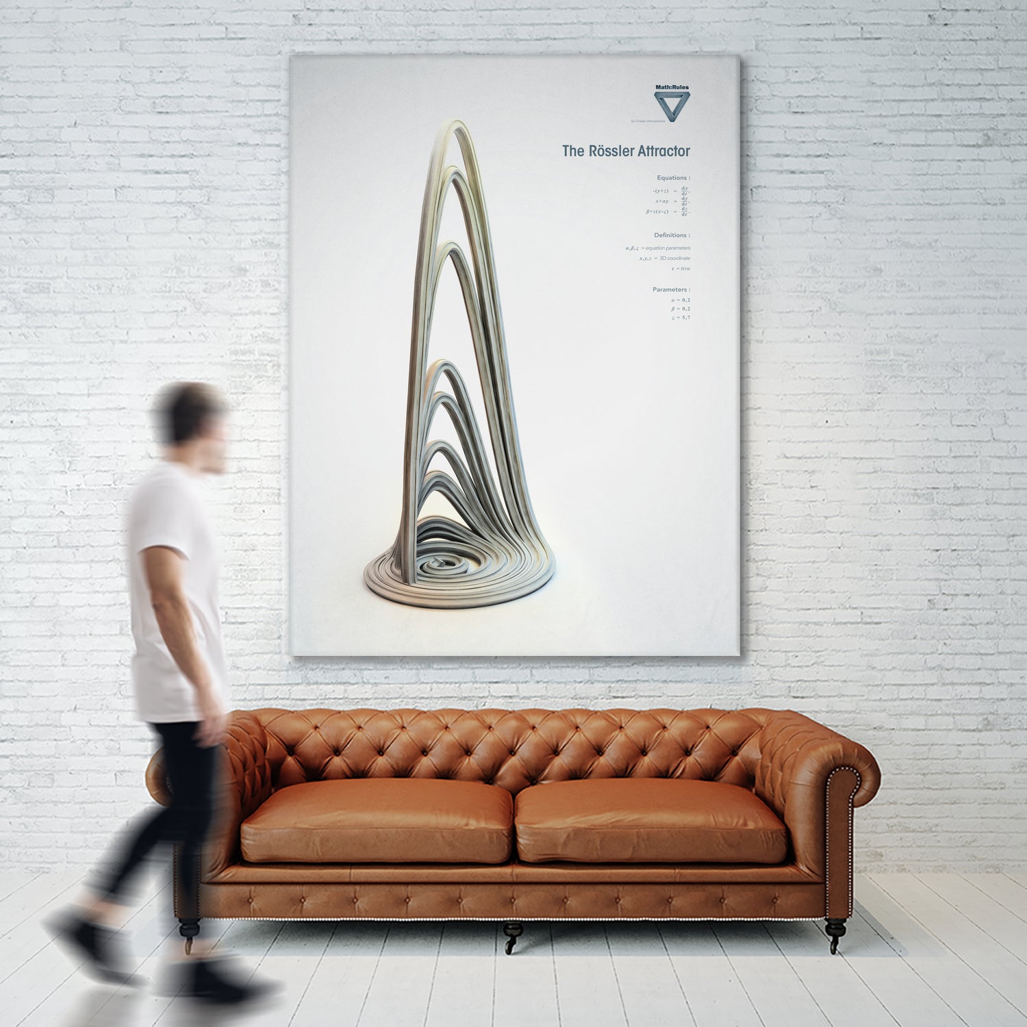 The Rossler Attractor by . Chaotic Atmospheres on GIANT ART - 3d art