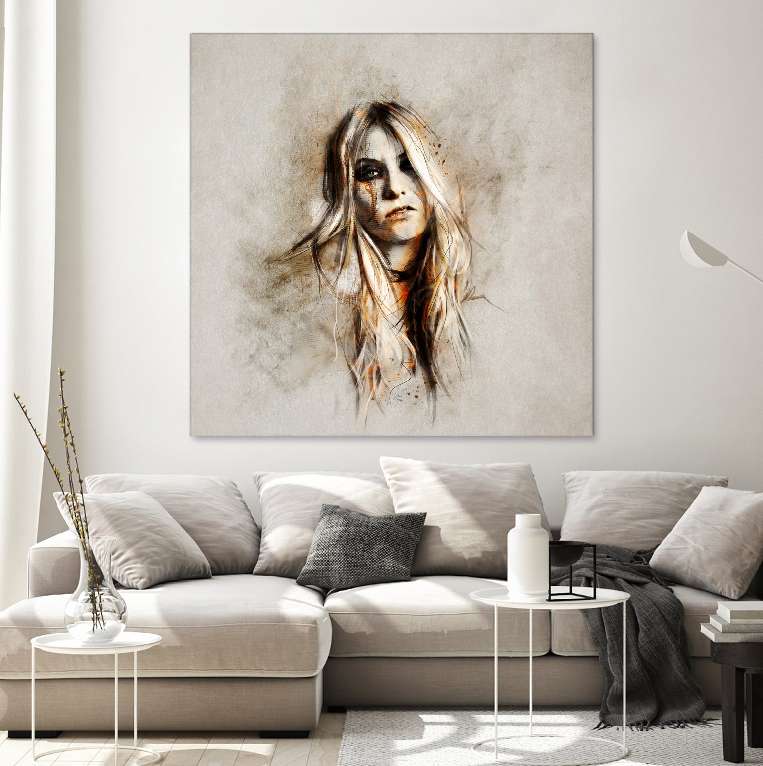 Taylor Momsen by Claudio Tosi on GIANT ART - orange digital painting