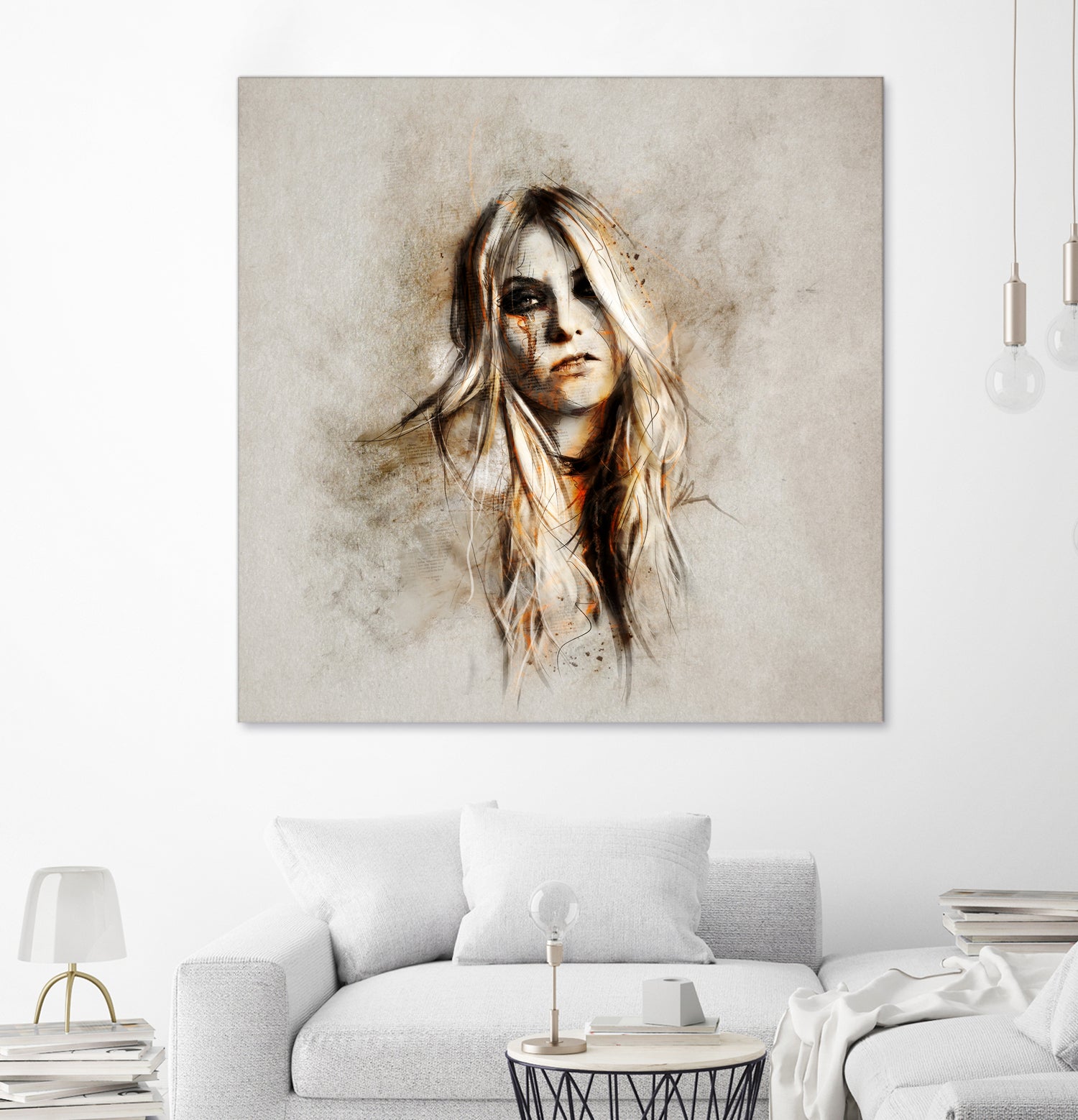 Taylor Momsen by Claudio Tosi on GIANT ART - orange digital painting