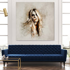 Taylor Momsen by Claudio Tosi on GIANT ART - orange digital painting