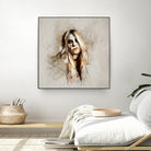 Taylor Momsen by Claudio Tosi on GIANT ART - orange digital painting