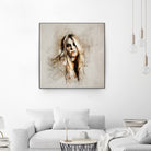 Taylor Momsen by Claudio Tosi on GIANT ART - orange digital painting