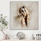 Taylor Momsen by Claudio Tosi on GIANT ART - orange digital painting