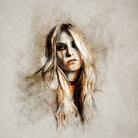 Taylor Momsen by Claudio Tosi on GIANT ART - orange digital painting