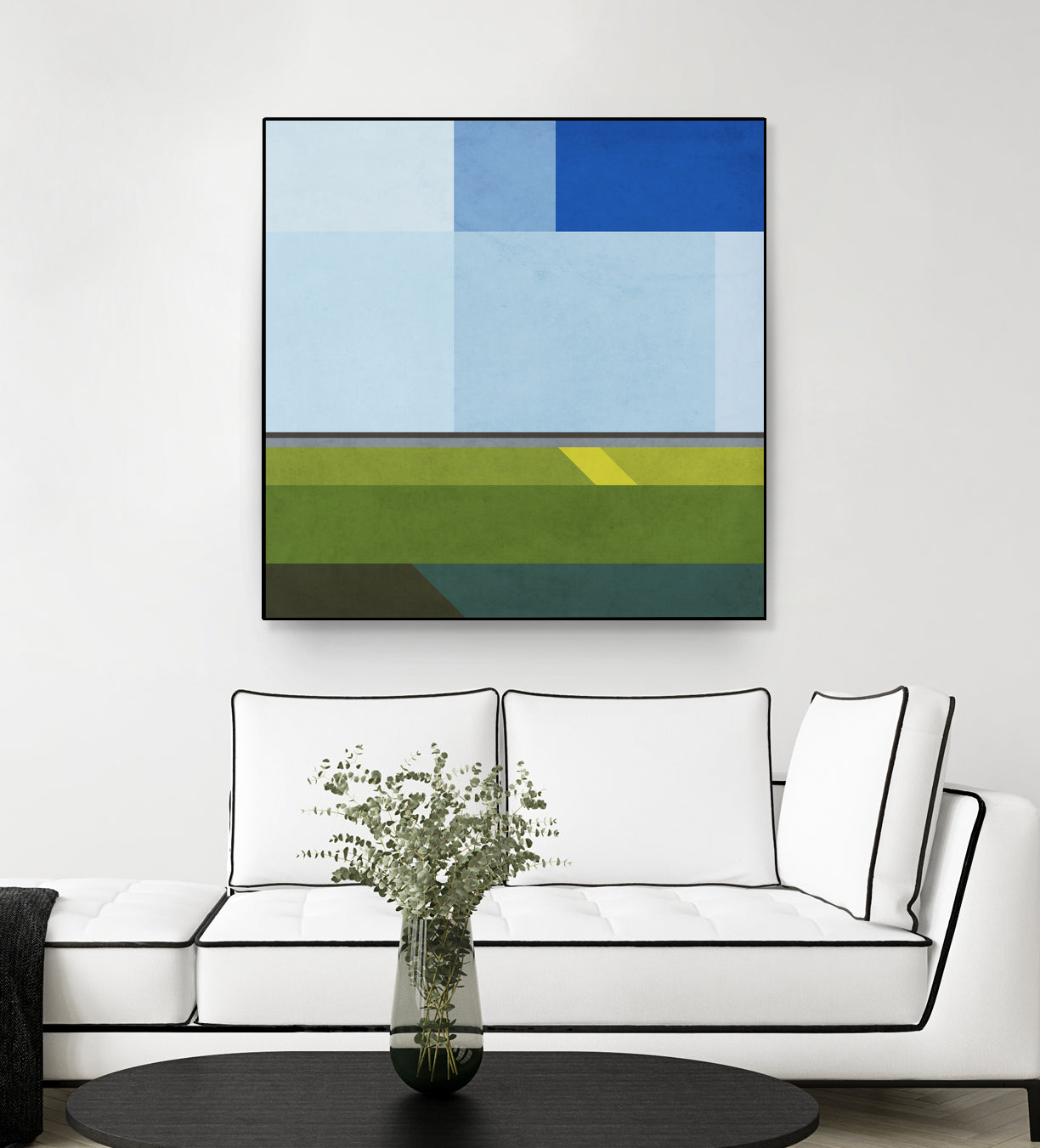 Landscape 05 by Issac Mangold on GIANT ART - blue digital painting