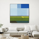 Landscape 05 by Issac Mangold on GIANT ART - blue digital painting