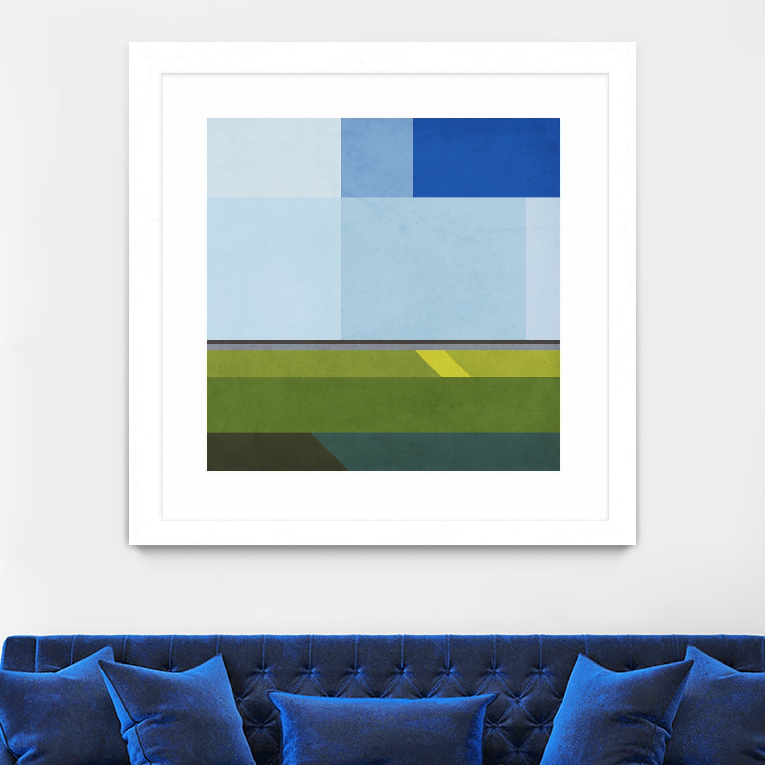 Landscape 05 by Issac Mangold on GIANT ART - blue digital painting