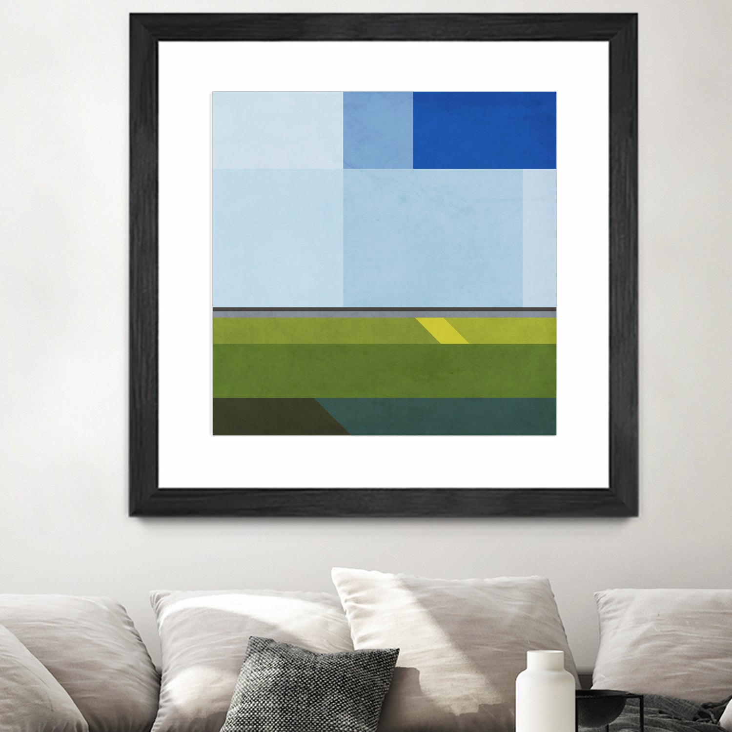 Landscape 05 by Issac Mangold on GIANT ART - blue digital painting