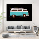 Blue Van by Florent Bodart on GIANT ART - blue digital drawing