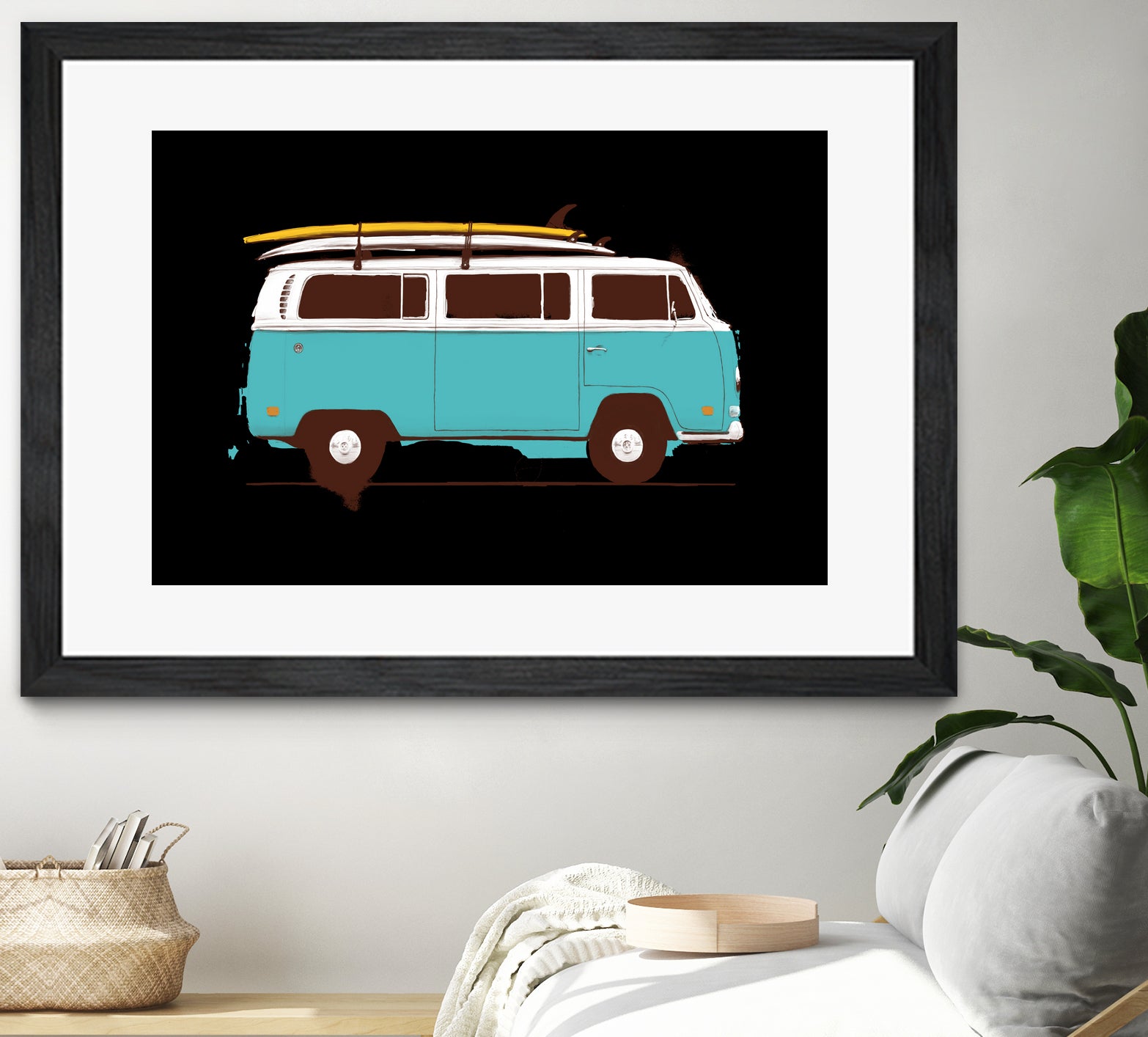 Blue Van by Florent Bodart on GIANT ART - blue digital drawing