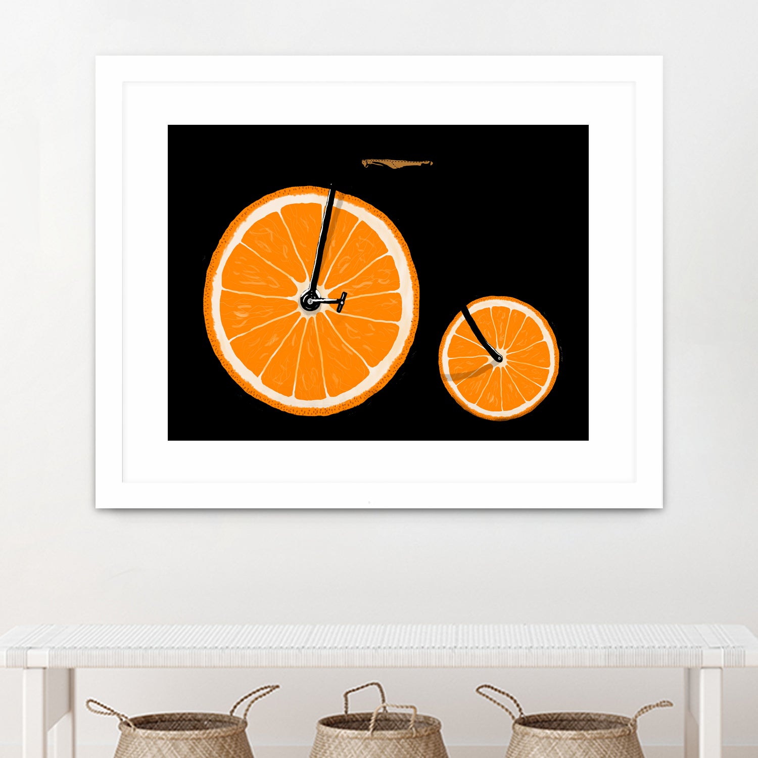 Vitamin by Florent Bodart on GIANT ART - orange digital painting